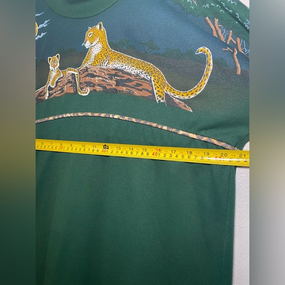 Kittens Safari Cheetah Print Long Sleeve Nightgown Winter One Size US - Picture 9 of 15